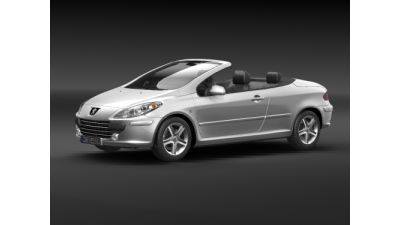 Peugeot 307 CC 3D Model