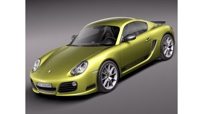 Porsche Cayman R 2011 3D Model