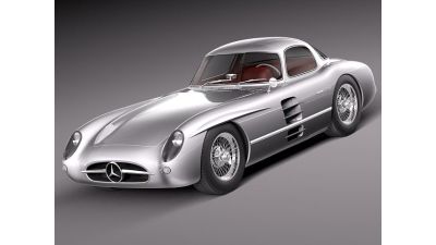 Mercedes-Benz 300 SLR 1955 3D Model