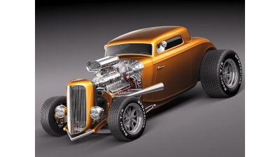 Ford 1934 3 window coupe Hot Rod