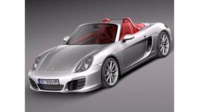 Porsche Boxster S 2013 3D Model