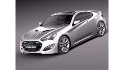 Hyundai Genesis Coupe 2013 3D Model