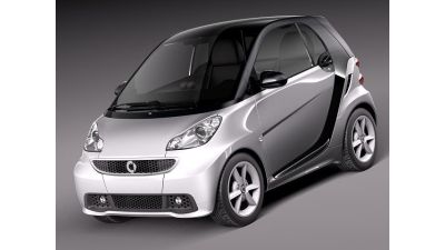 Smart 42 fortwo 2013 3D Model