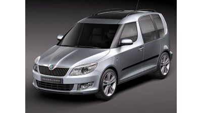 Skoda Roomster 2011 3D Model