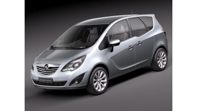 Opel Meriva 2011 3D Model