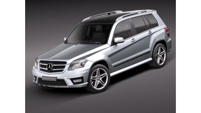 Mercedes GLK AMG 2010 3D Model