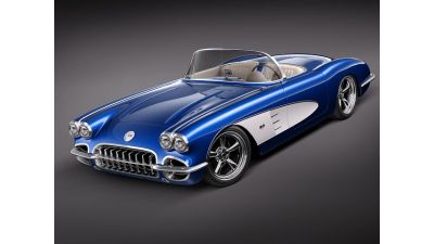 Chevrolet Corvette C1 custom 3D Model