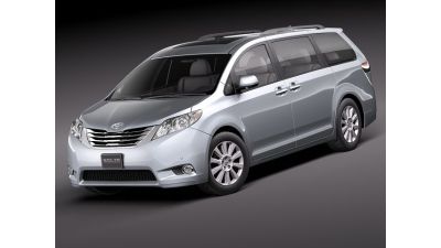 Toyota Sienna 2011 3D Model