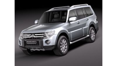 Mitsubishi Pajero 2010 3D Model