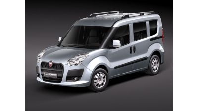 Fiat Doblo 2010 Van 3D Model