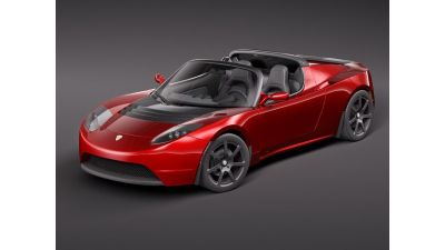 Tesla Roadster 3D Model