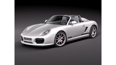 Porsche Boxster Spyder 2010 3D Model