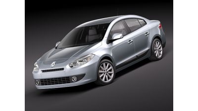 Renault Fluence 2010 3D Model