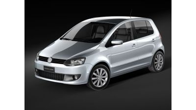 Volkswagen Fox 2010 3D Model