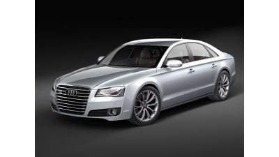 Audi A8 2011 Car 3D Model