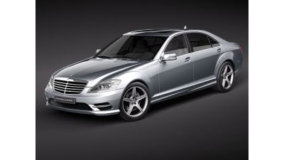 Mercedes-Benz S-Class AMG 2010 3D Model