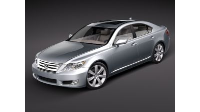 Lexus LS 600h 2010 3D Model