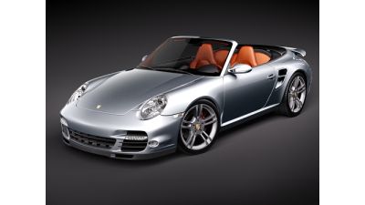 Porsche 911 Turbo 2010 convertible 3D Model