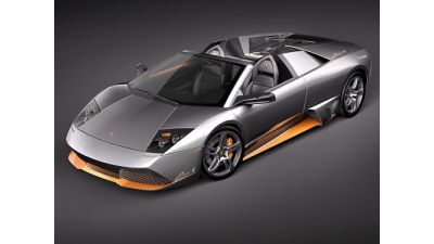 Lamborghini Murcielago LP650-4 Roadster 3D Model