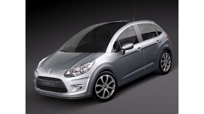 Citroen C3 2010 3D Model