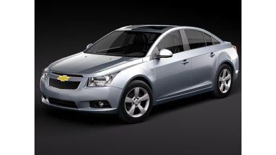 Chevrolet Cobalt Cruze 2010 midpoly 3D Model