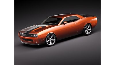 Dodge Challenger SRT8 2009 Sports Car 3D Model