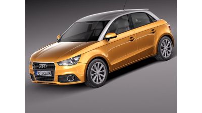 Audi A1 Sportback 2013 3D Model