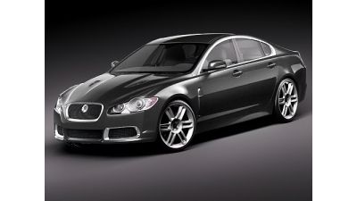 Jaguar XFR 2010 3D Model