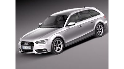 Audi A4 Avant 2013 3D Model