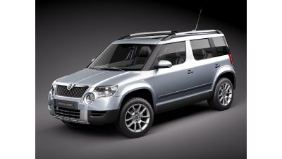 Skoda Yeti SUV 2010 3D Model