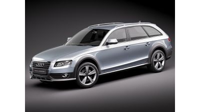 Audi A4 Allroad Quattro 2010 3D Model