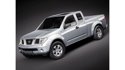 Nissan Navara King Cab 3D Model