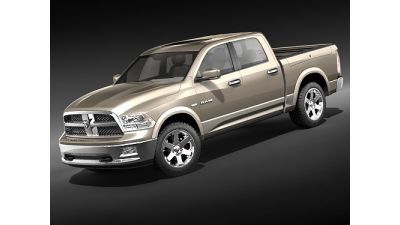 Dodge Ram 1500 Crew Cab 2009 3D Model