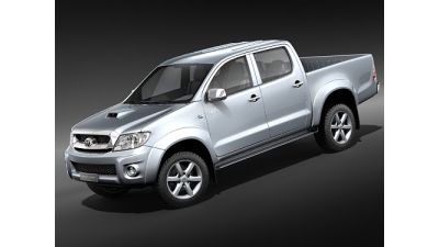 Toyota Hilux 2009 3D Model