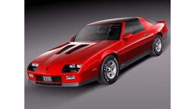 Chevrolet Camaro Z28 1990 3D Model