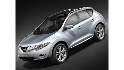 Nissan Murano 2009 midpoly 3D Model