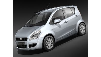 Suzuki Splash Hatchback City Car 3D Model