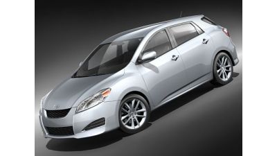 Toyota Matrix 2009 Hatchback 3D Model