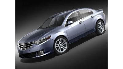 Honda Accord 2009 sedan 3D Model