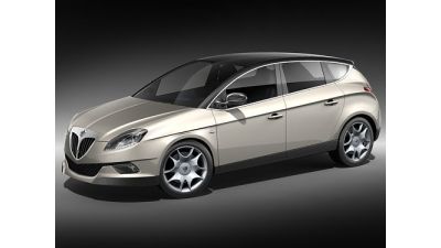 Lancia Delta 2009 Hatchback 3D Model