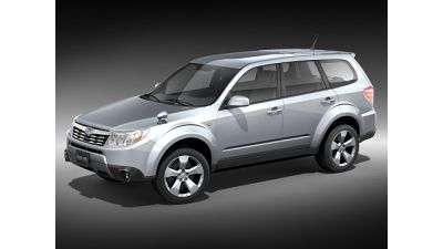 Subaru Forester 2009 3D Model