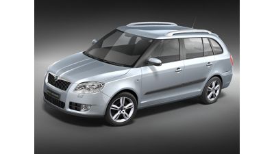 Skoda Fabia Combi 2008 mid-poly 3D Model