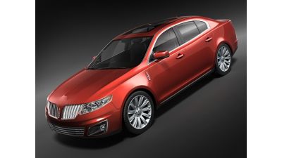 Lincoln MKS 2008 3D Model