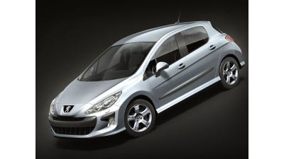 Peugeot 308 3D Model