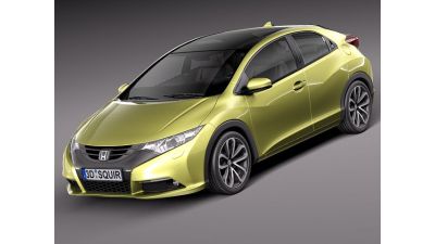 Honda Civic 2012 European 3D Model