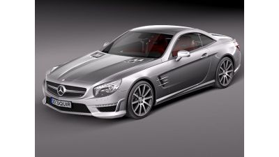 Mercedes Benz SL 63 AMG 2013 3D Model