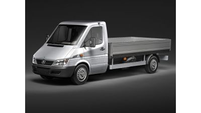 Mercedes Sprinter Pickup 3D Model