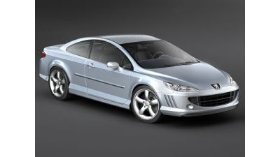 Peugeot 407 coupe 3D Model