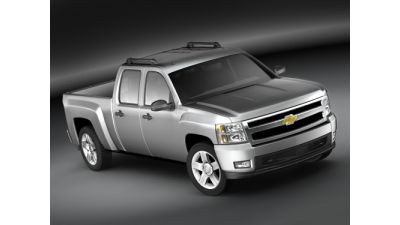 Chevrolet Silverado CrewCab 2007 3D Model