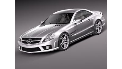 Mercedes SL65 AMG 2010 3D Model